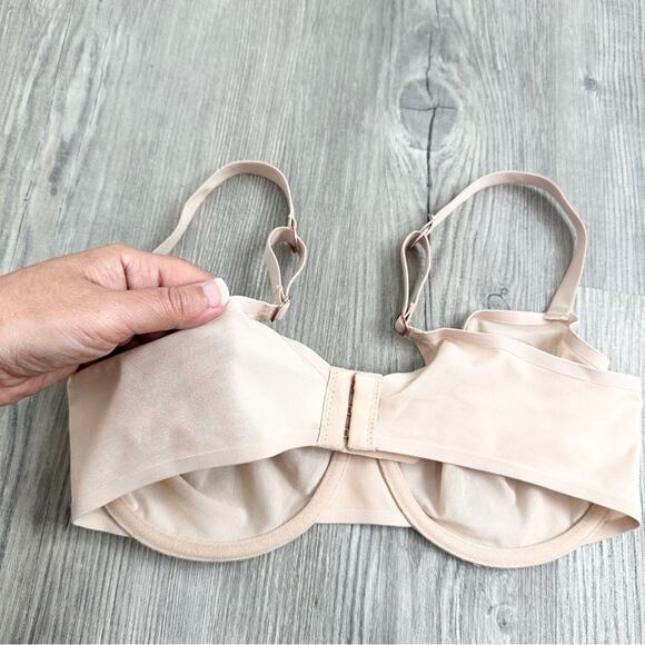 Aerie Smoothez Mesh Balconette Unlined Tan Bra NWT 32B / 34B - Picture 2 of 7